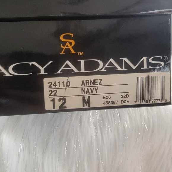 Stacy Adams Navy Shoes - Picture 2 of 6